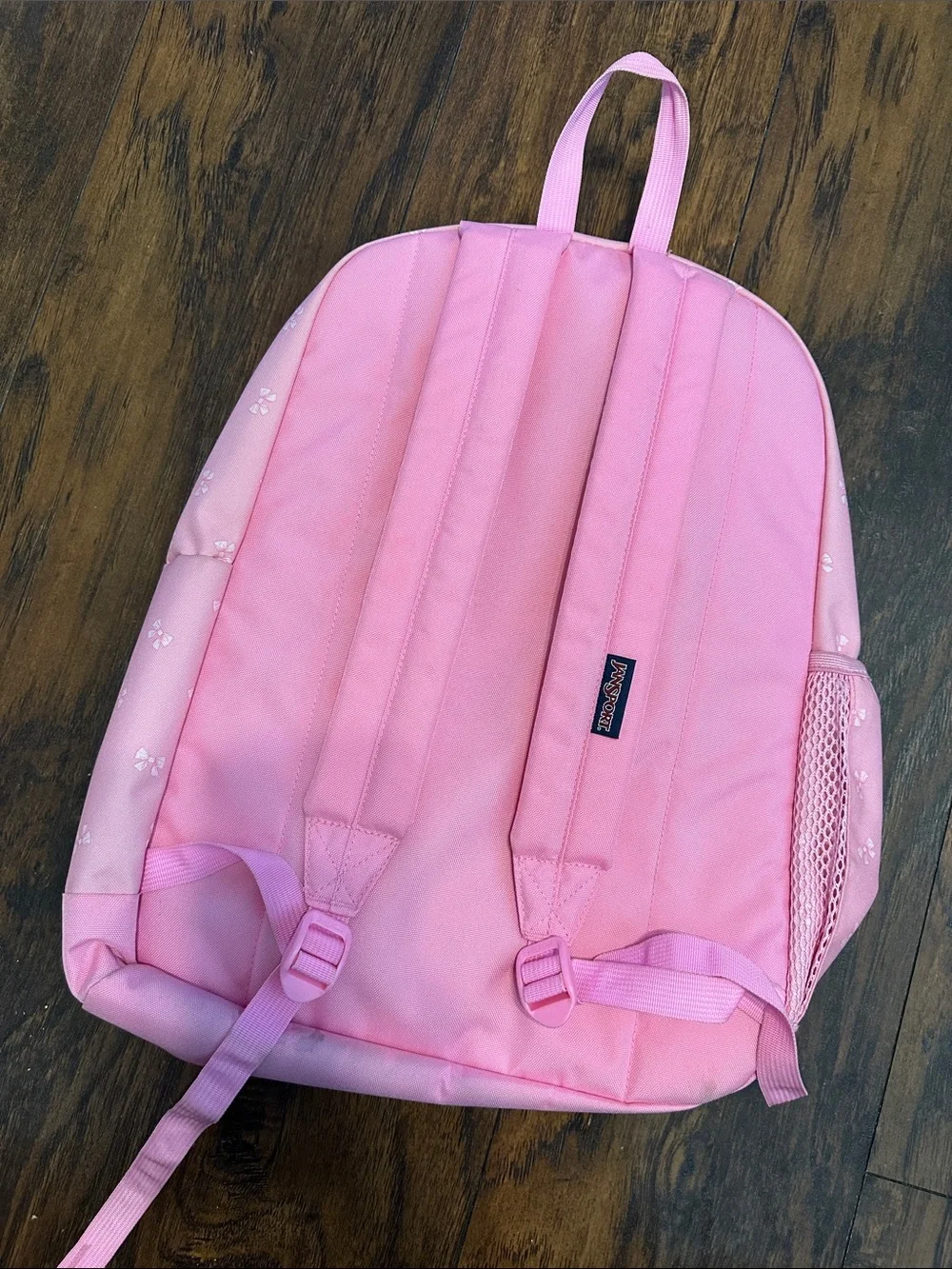 Jansport Pink Kids Backpack with Bows